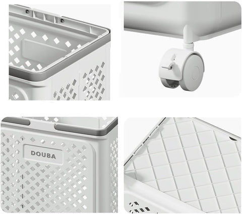 Large Capacity Movable Folding laundry Basket