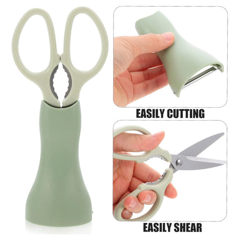 2 In 1 Scissors And Peeler Set Stainless Steel
