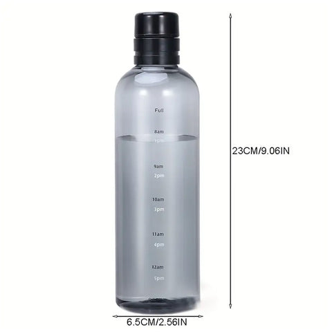 Plastic Water Bottles With Time Marker 500 ML