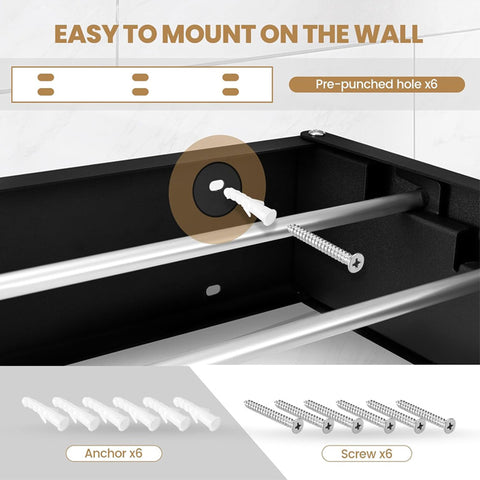 Folding Aluminum Clothes Drying Rack