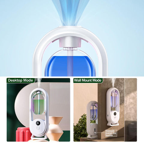 Rechargeable Air Diffuser Humidifier With Fragrance And Light