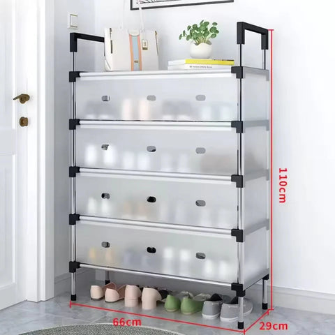 5 Layer Dust Proof Aluminium Shoe Rack