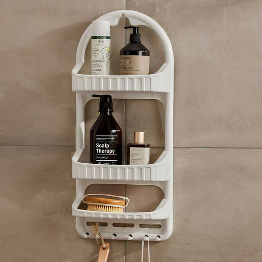 3 Layer Bathroom Shampoo &amp; Shower Caddy Rack Wall Storage Organizer