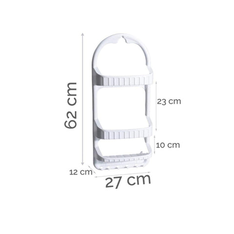 3 Layer Bathroom Shampoo &amp; Shower Caddy Rack Wall Storage Organizer