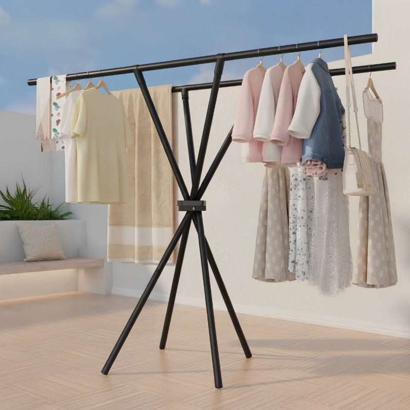 Heavy Quality Iron Cloth Rack for Home and Bedroom Storage