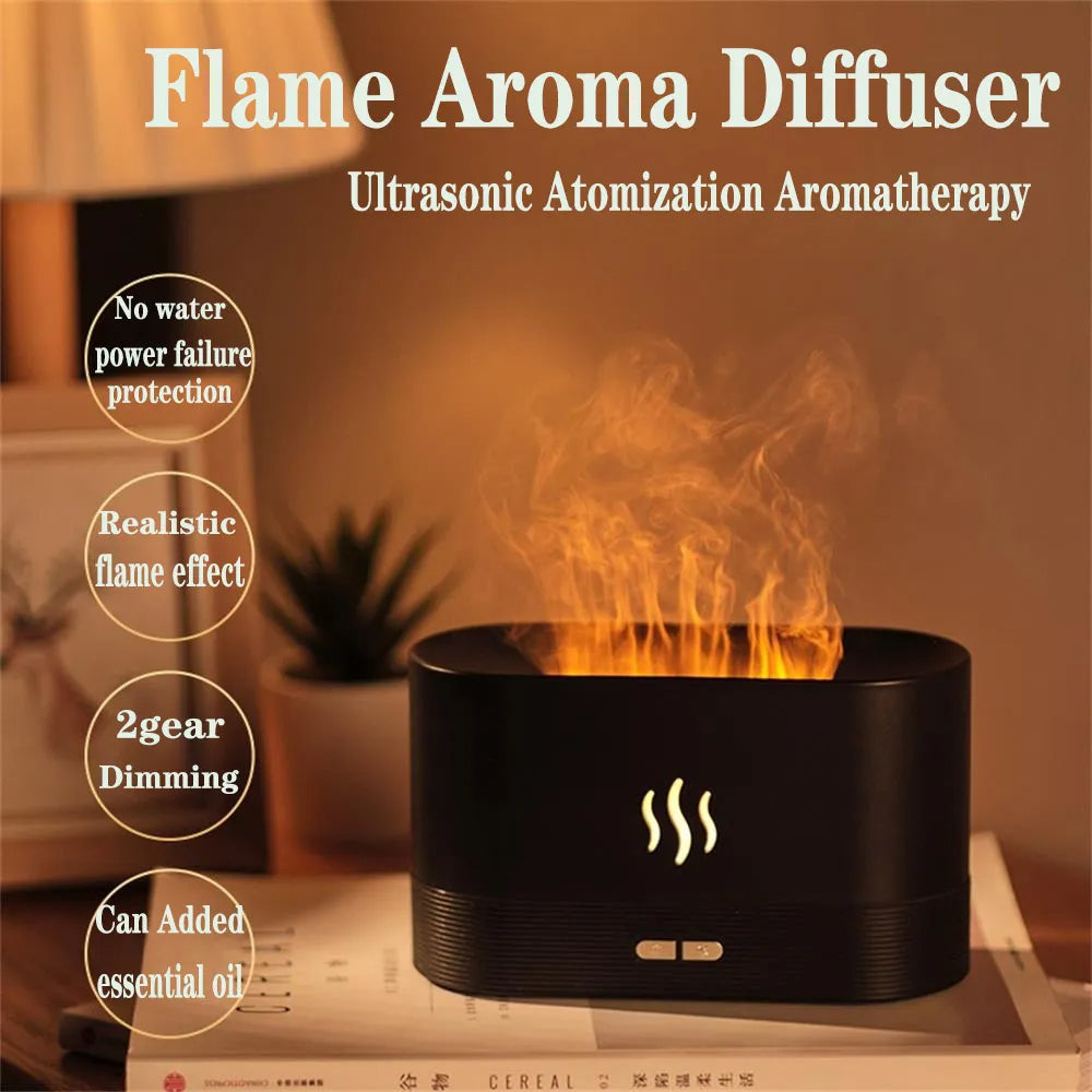 Electric Air Flame Humidifier – Household Utensils
