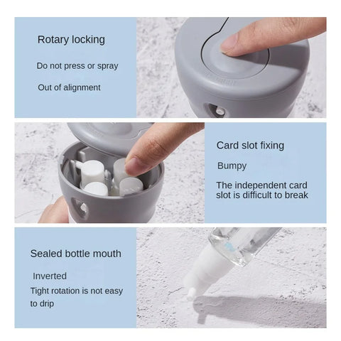 4 IN 1 PORTABLE REFILLABLE LOTION DISPENSER BOTTLE