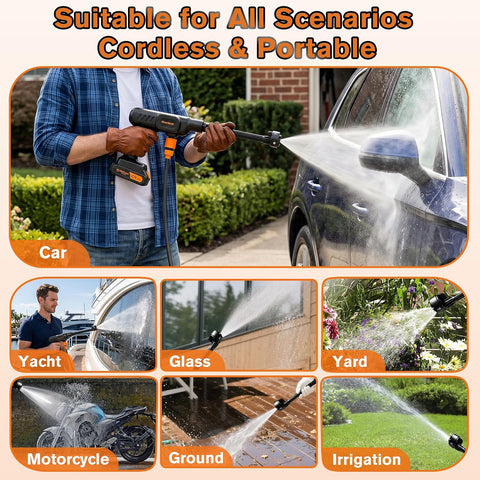 Car Washing GUN Double Battery