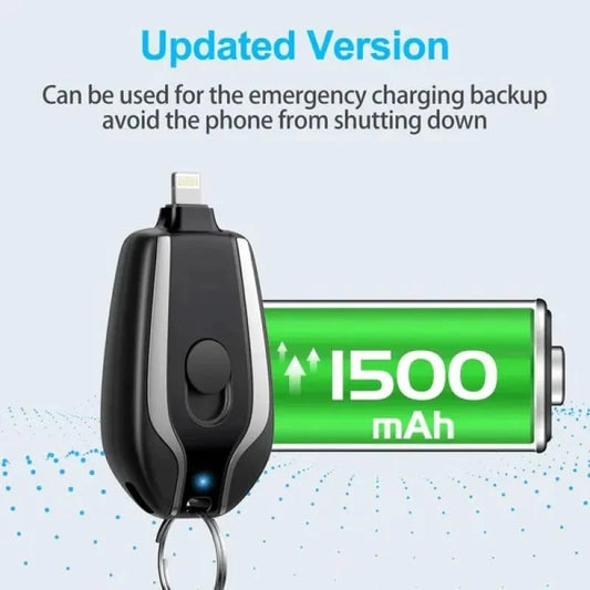 Portable Keychain Charger with Type-C - Fast Charging Bank
