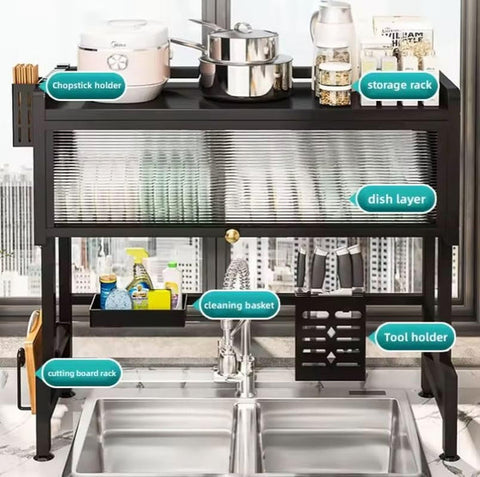 Over The Sink Cabinet Rack