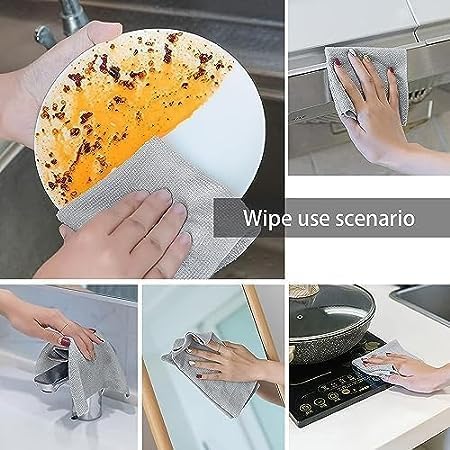 20 pcs Microfiber Cleaning Cloth with Box