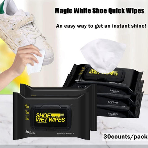 White Shoe Quick Wipes for Sneakers