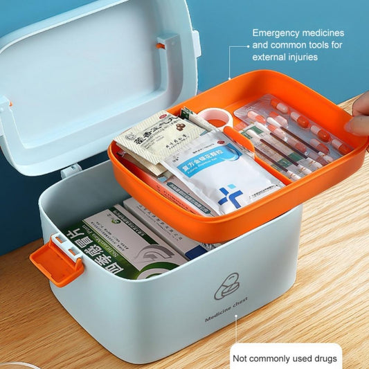 Multi-Functional Medicine Cabinet Family Emergency Kit Box Organizer