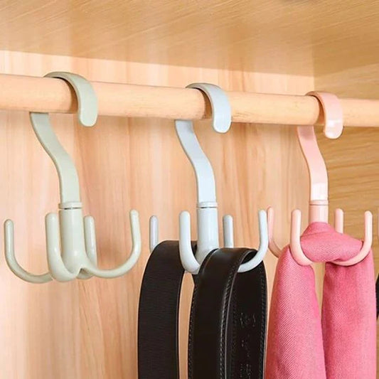 360 Rotating Hook Belt And Tie Hanger