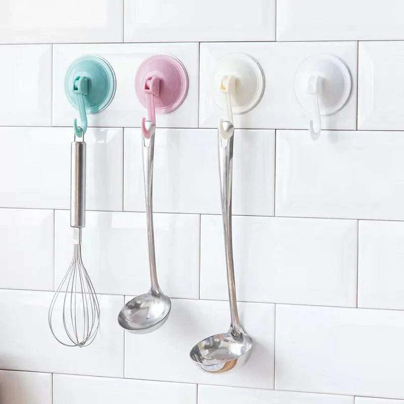 Multi-Purpose Suction Cup Strong Wall Hook 2 pcs