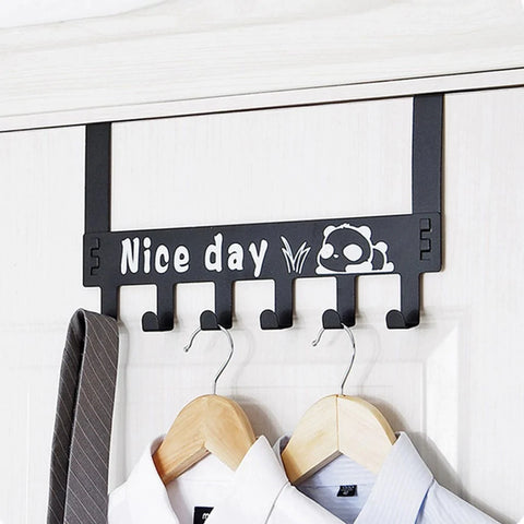 6 Hooks Nice Day Metal Hooks Door Hanger