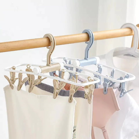 Folding Undergarment And Socks Hanger