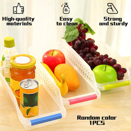 Fridge Storage Basket Shelf Organizer Rack