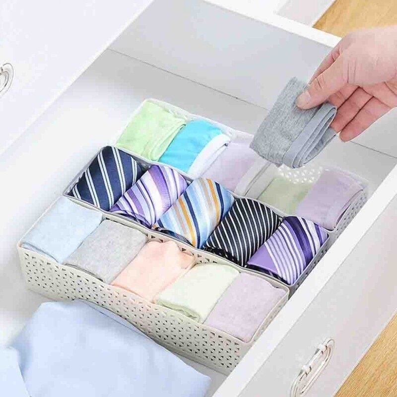 Socks Organizer 5 Grid Storage Basket