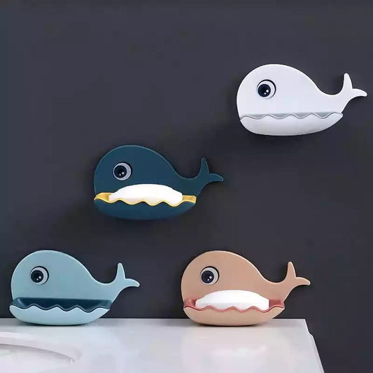 Whale Shapes Soap Dish Wall Mounted