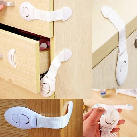 3 Pcs Cabinet Drawer Bend Lock