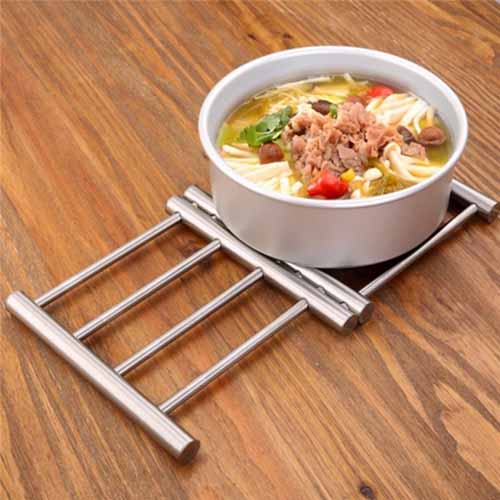 Expandable Hot Pot Rack Stainless Steel