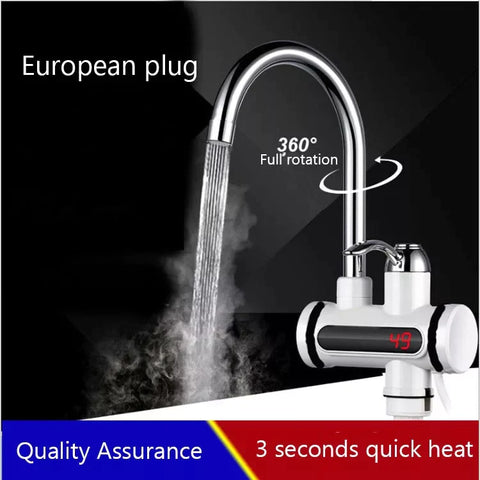 Electric Water Heater Faucet Tap With Display