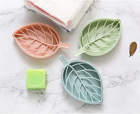 LEAF SHAPE SOAP HOLDER NON SLIP SOAP BOX