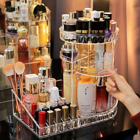 360 Rotating Makeup Beauty Organizer