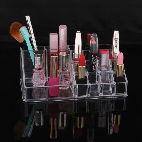 Transparent Makeup Organizer Storage Box