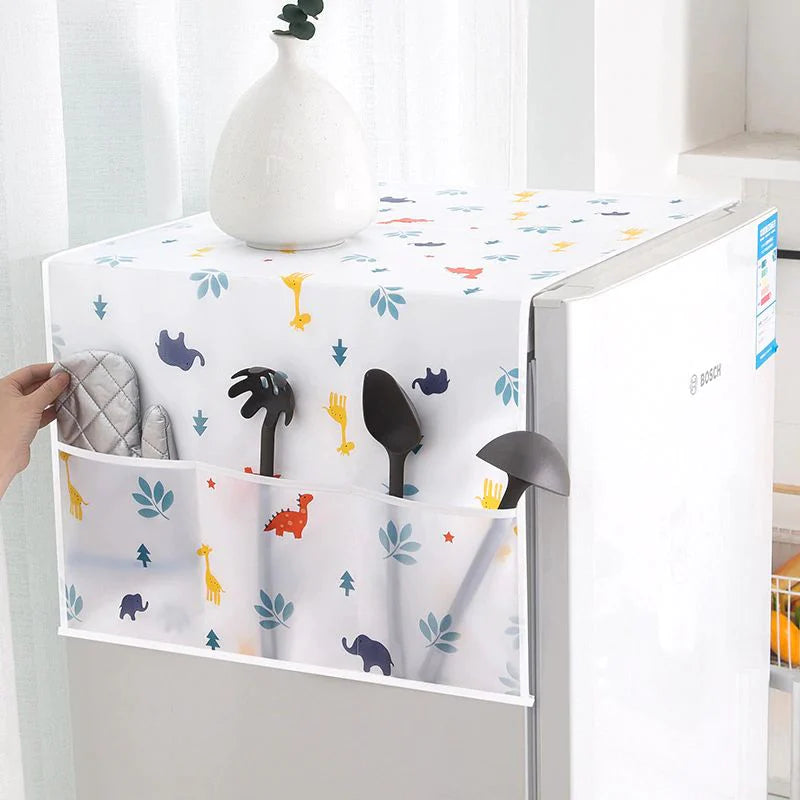 Fridge Cover With Pockets