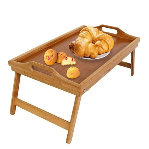 Bamboo Breakfast Bed Tray Table