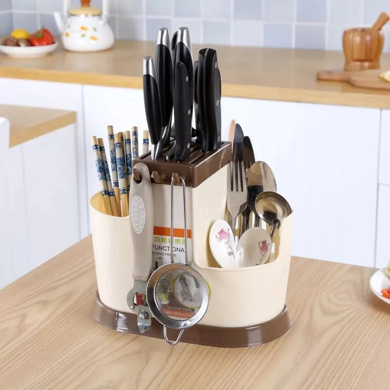 Multi Function Knife And Cutlery Holder