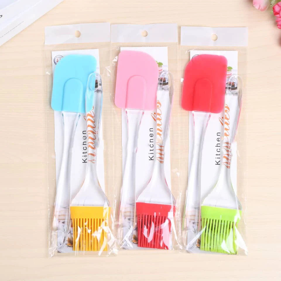 Silicone Spatula & Brush Set