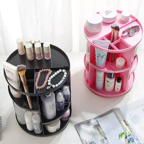 360 Rotating Cosmetic Makeup Organizer