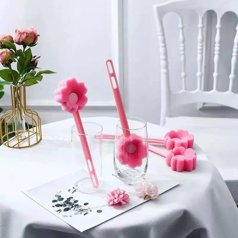 Flower Shape Bottle Cleaner Brush