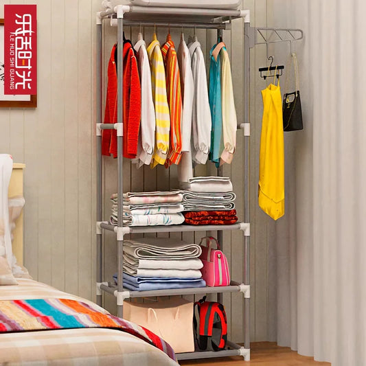 MODERN STYLISH SIMPLE STANDING IRON WARDROBE