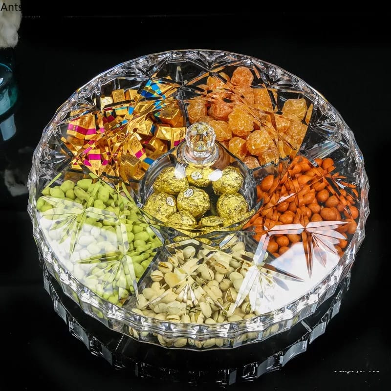 Acrylic Dry Fruit Storage Box with Lid