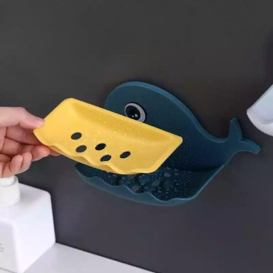 Whale Shapes Soap Dish Wall Mounted