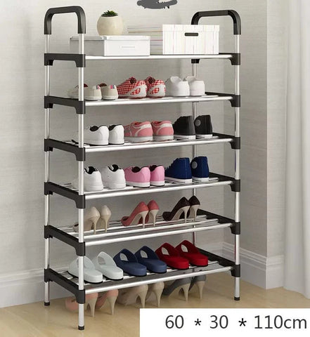 6 Layers Shoe Rack Steel - High Quality