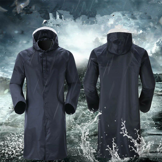 Adult Unisex Raincoat Waterproof Hooded Jacket
