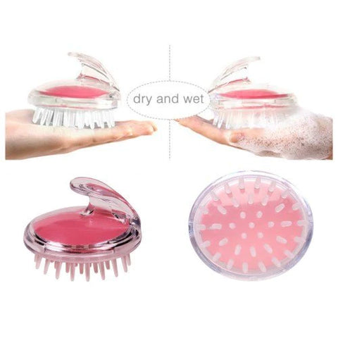 Shampoo Scalp Massage Brush Silicone