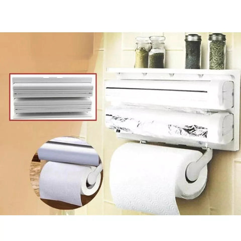 3 In 1 Kitchen Triple Paper Dispenser & Holder