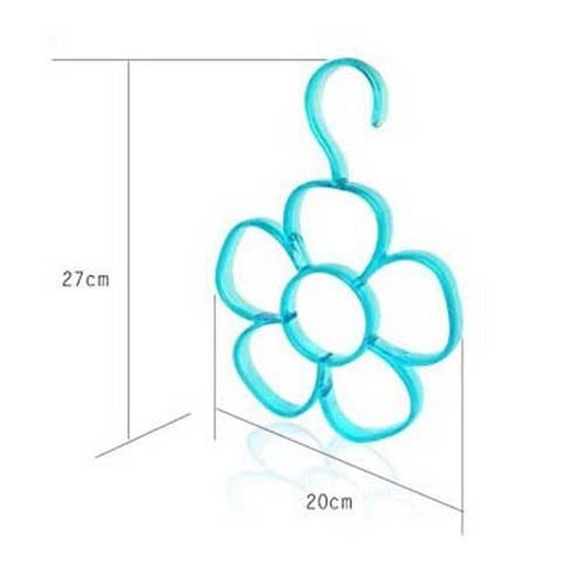 Acrylic Flower Scarf Hanger