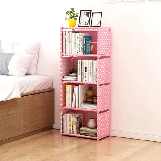 4 Layer Portable Simple Book Shelf Modern Bookcase