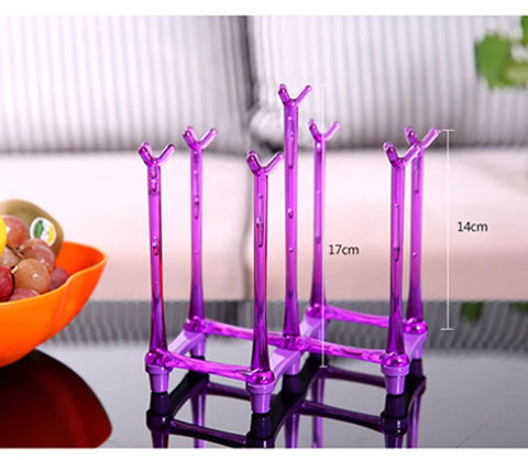 Folding Glass Stand