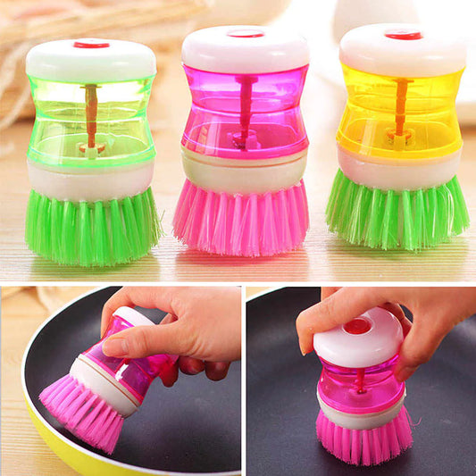 Liquid Soap Dishwasher Brush