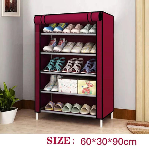 Multilayer Shoe Cabinet Shoe Rack Oxford Shoes Shelves