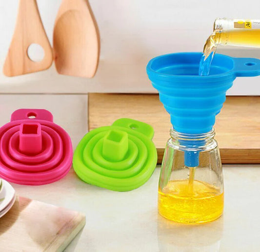 Collapsible Silicone Funnel