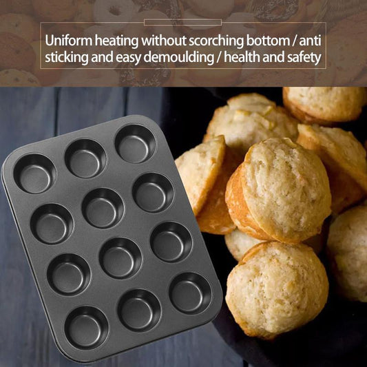 12 Molds Muffin And Cupcake Tray